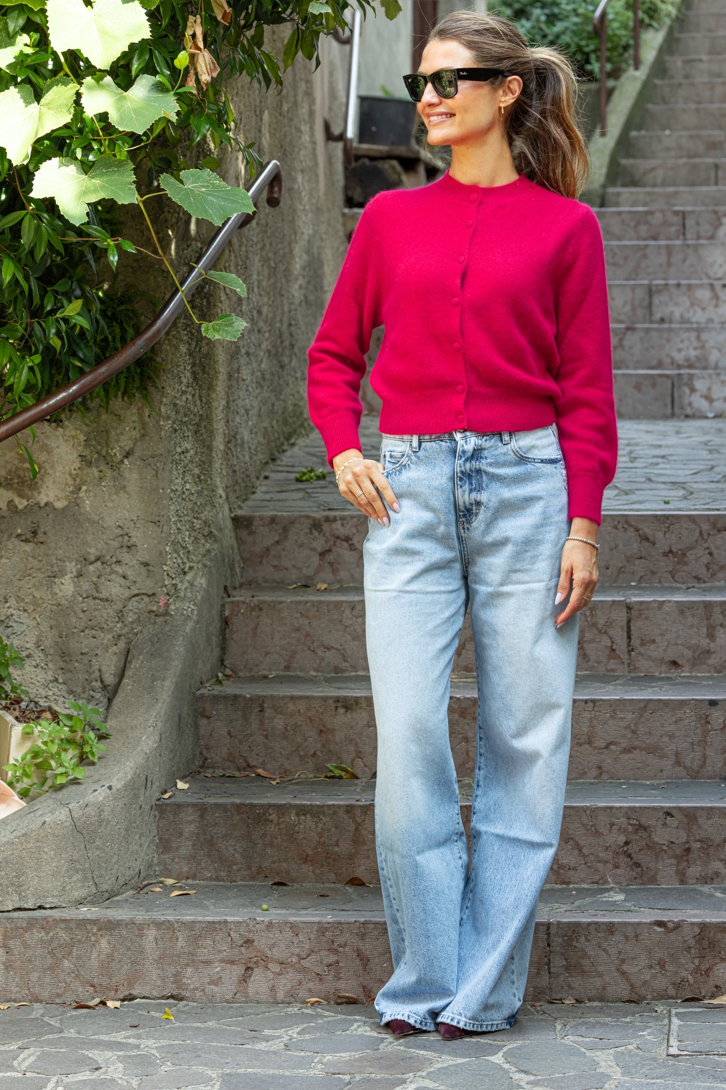 CARDIGAN MAGENTA
