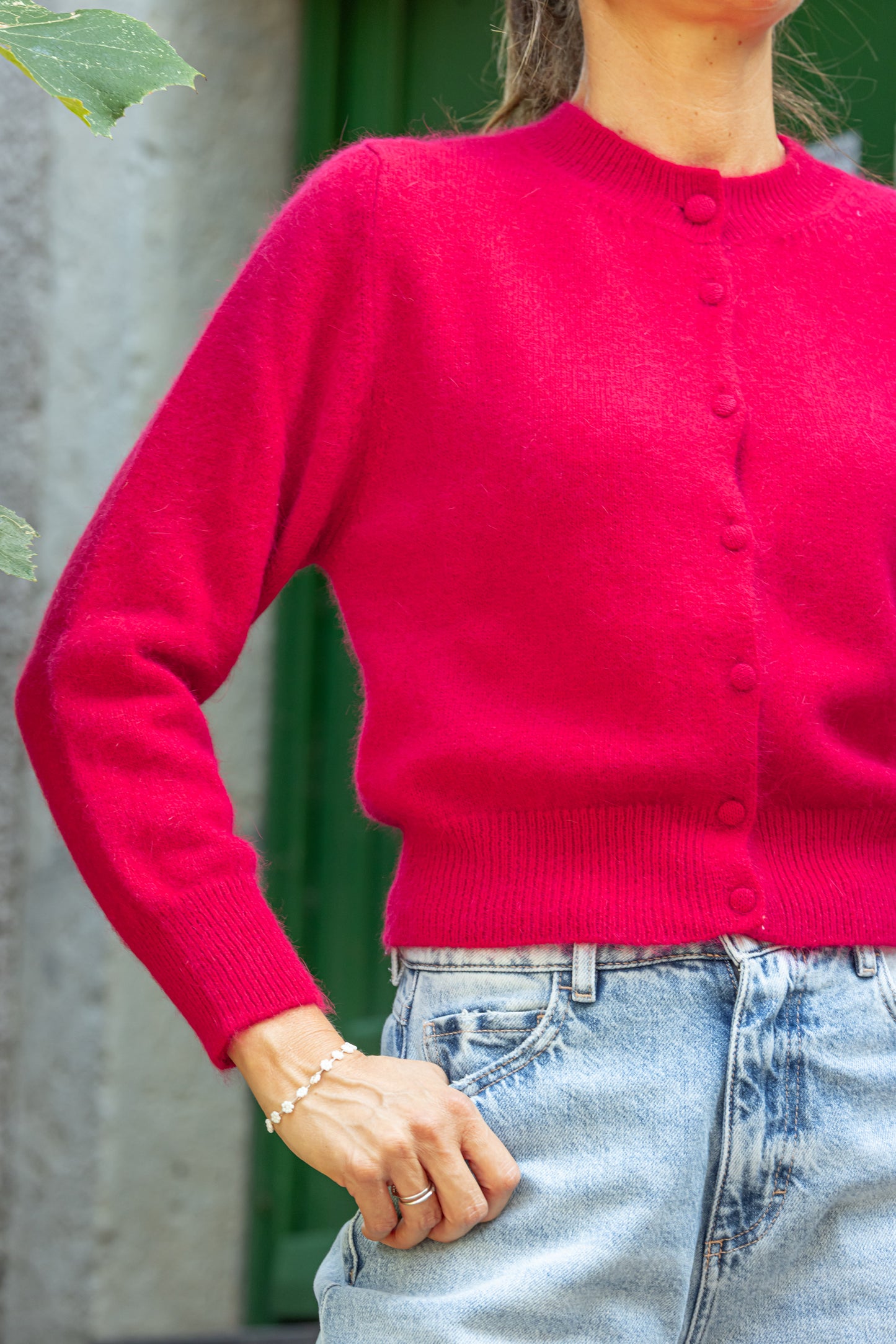 CARDIGAN MAGENTA