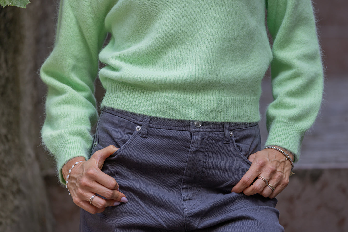 PULLOVER VERDE