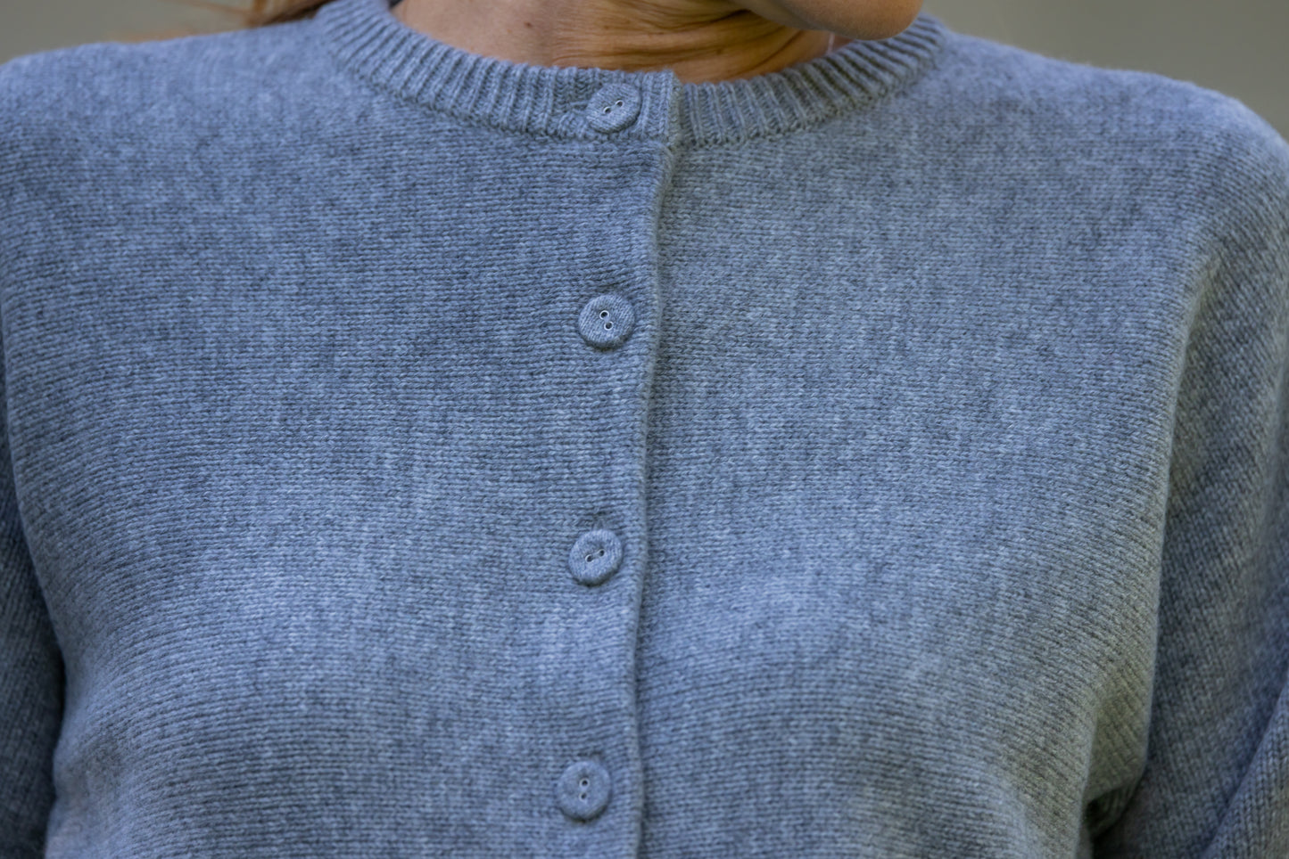 CARDIGAN GRIGIO