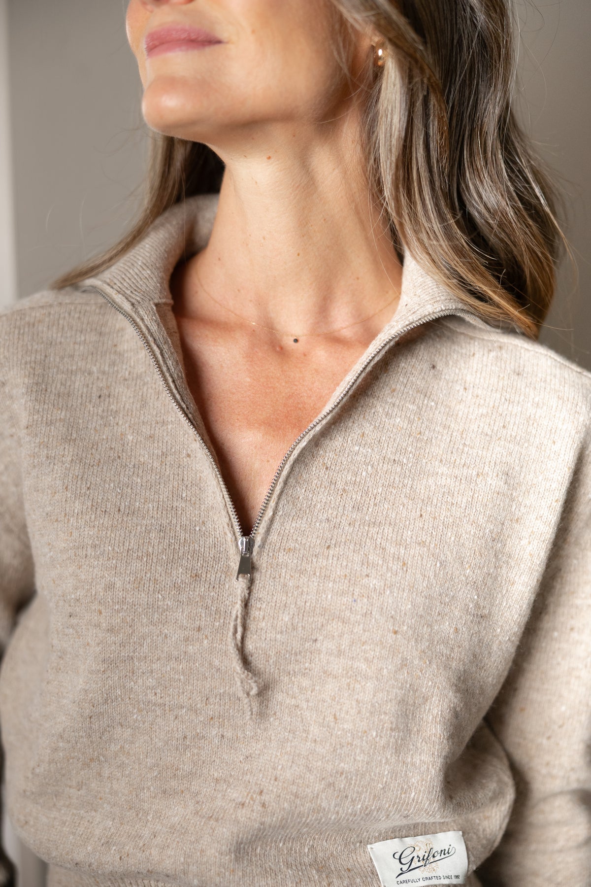Maglia zip GRIFONI