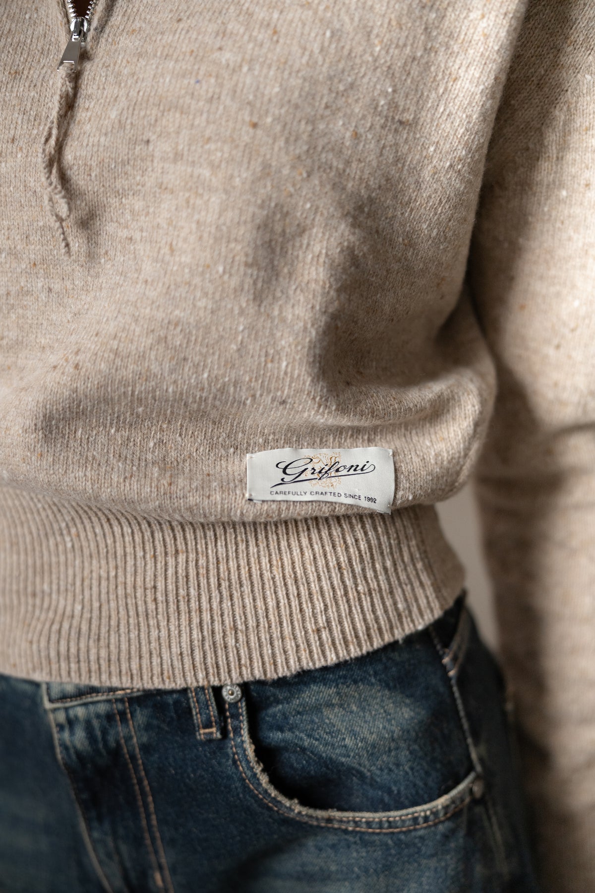 Maglia zip GRIFONI